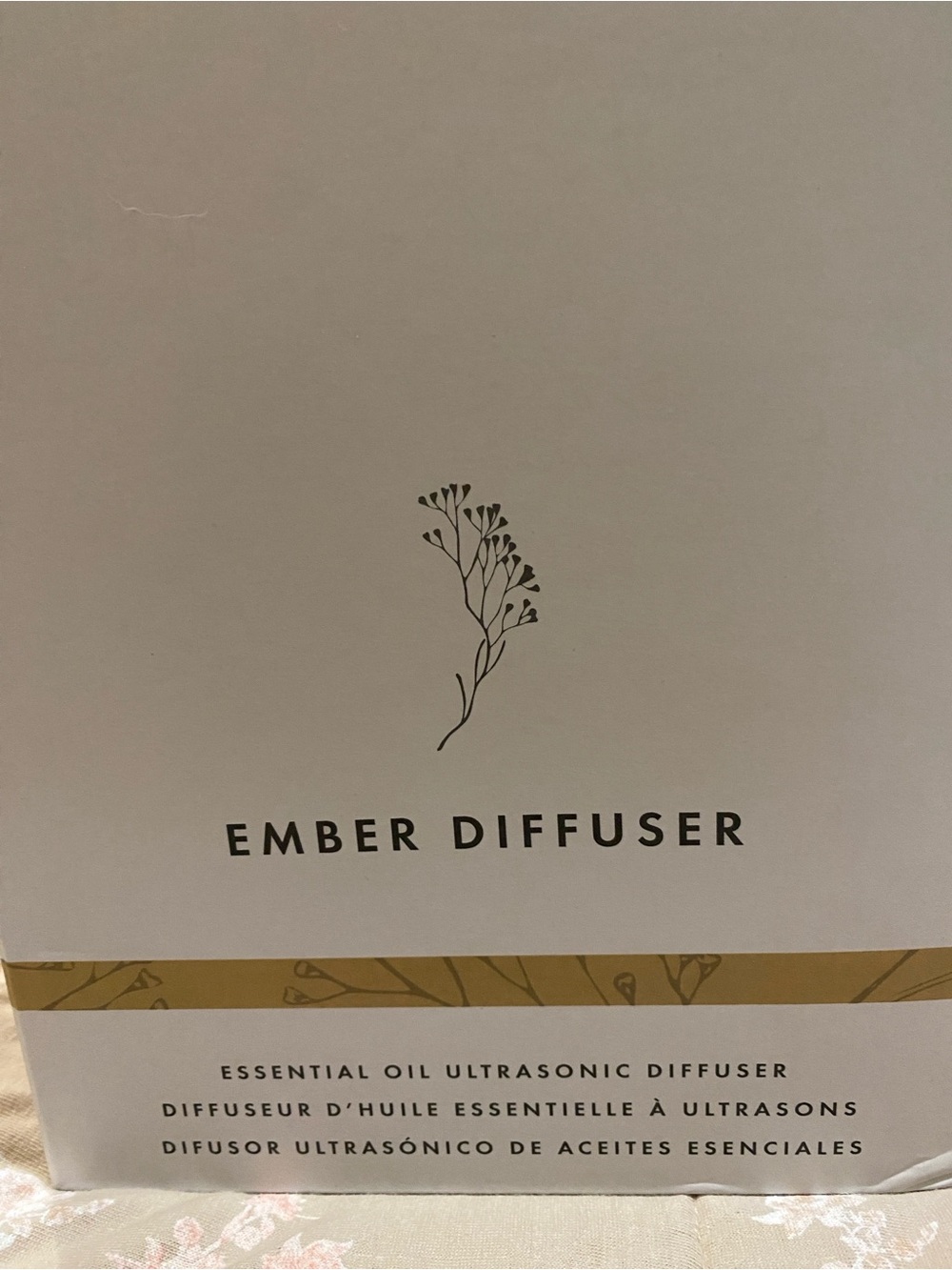 Ember Diffuser Essential Oil Ultrasonic Diffuser in White